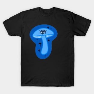 Blue mushroom T-Shirt